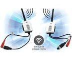 Elinz Channel 2 Digital Wireless Receiver Transmitter 2.4GHz for 4PIN Reversing Camera Monitor