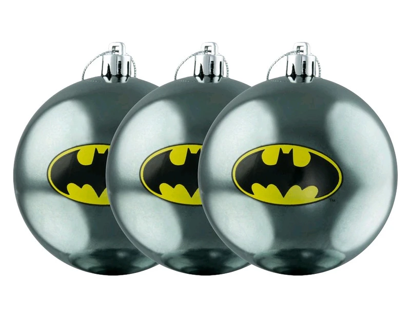 DC Comics Batman Christmas Bauble Ornaments (Set Of 3)