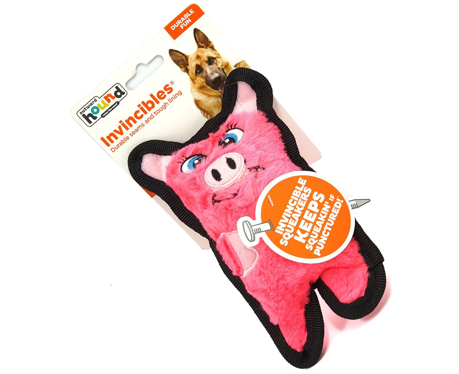 Invincibles Mini Dog Toy (Pig)