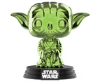 Funko POP! Star Wars #124 Yoda (Green Chrome) 2019 SDCC Limited Edition