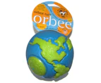 Planet Dog Orbee Tuff Ball Large Top Rated Chew Toy - Blue/Green