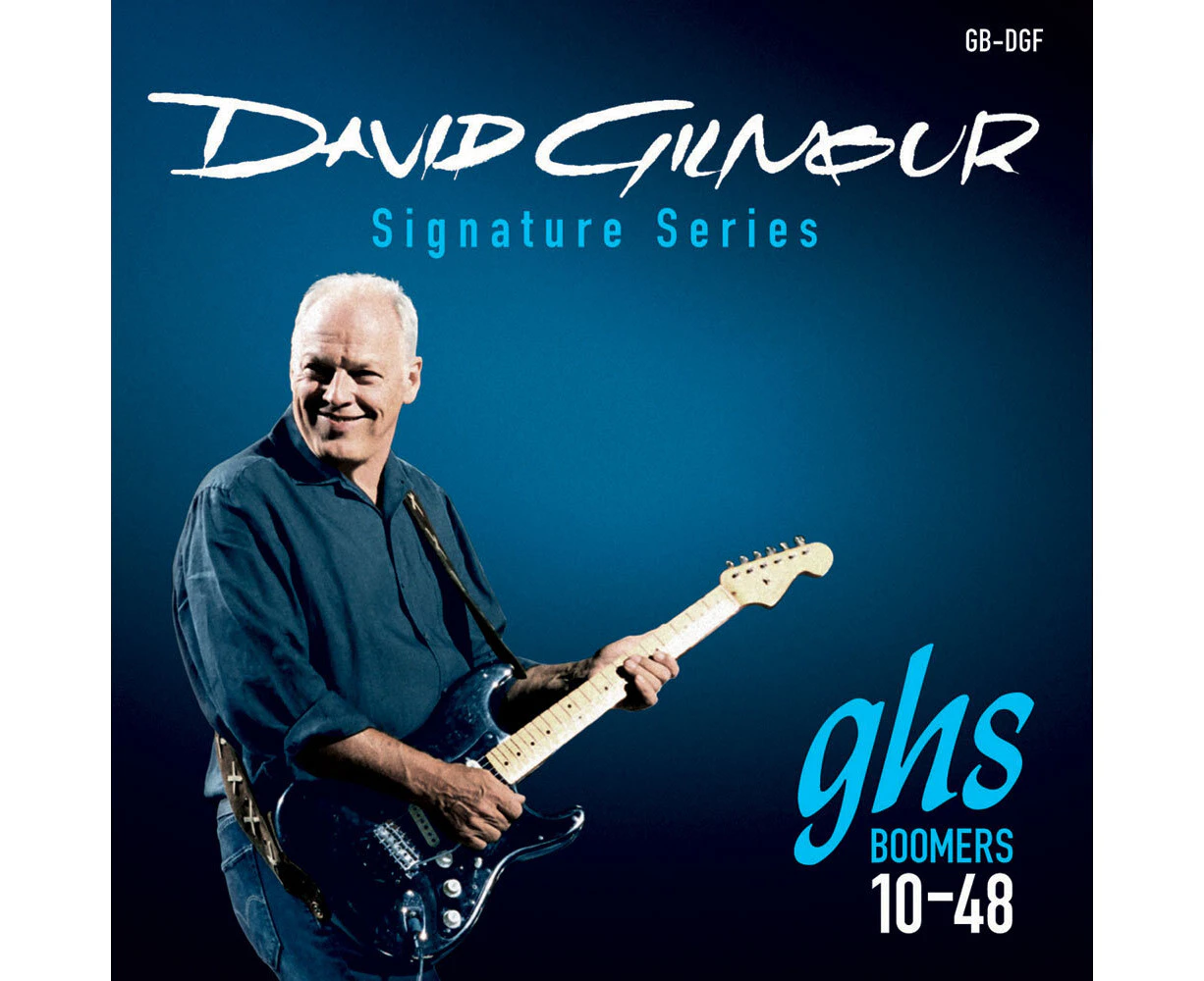 GHS David Gilmour Signature Electric Guitar Strings GB-DGF Blue Set 10-48