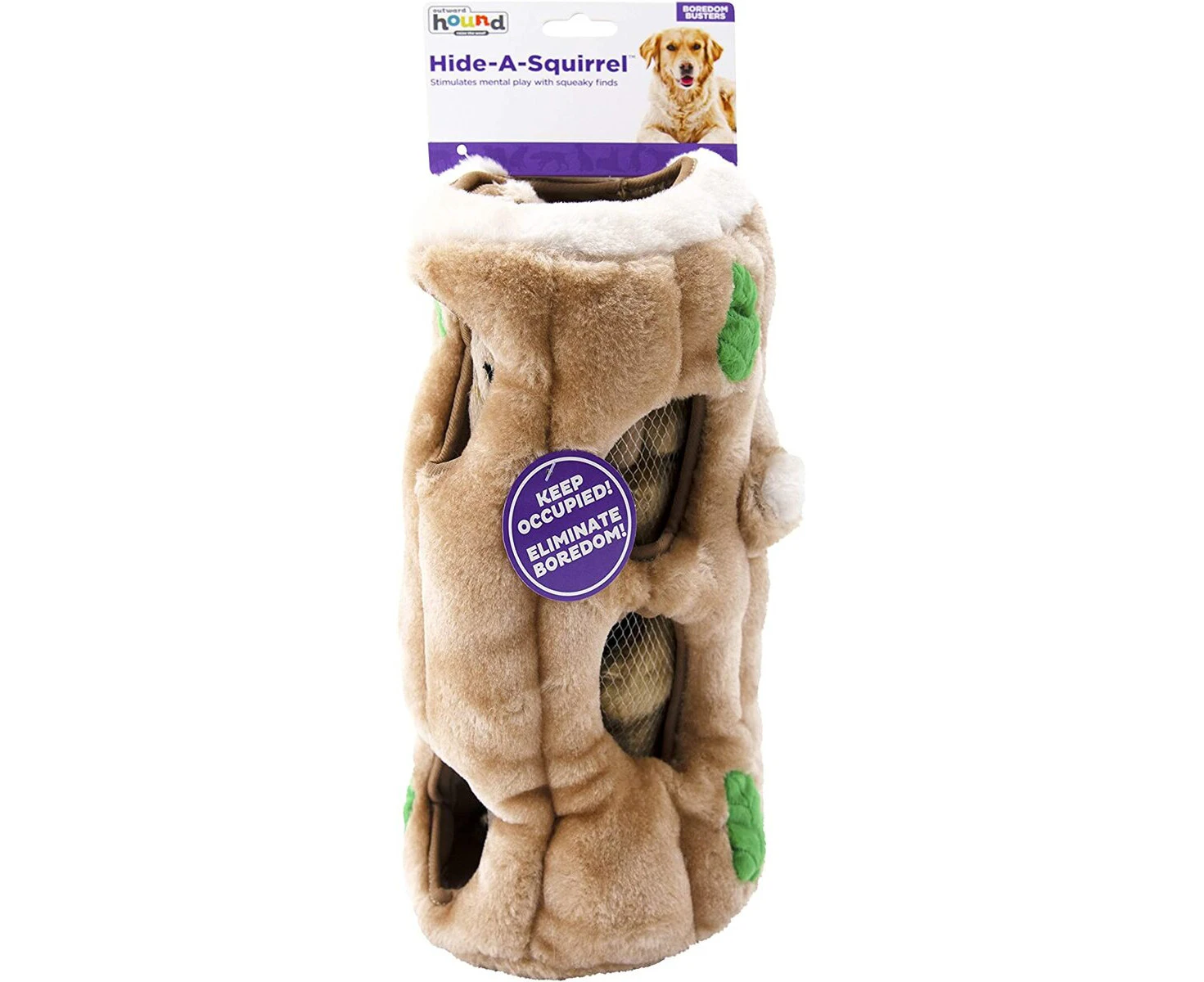 Hide-A-Squirrel Dog Toy - Ginormous