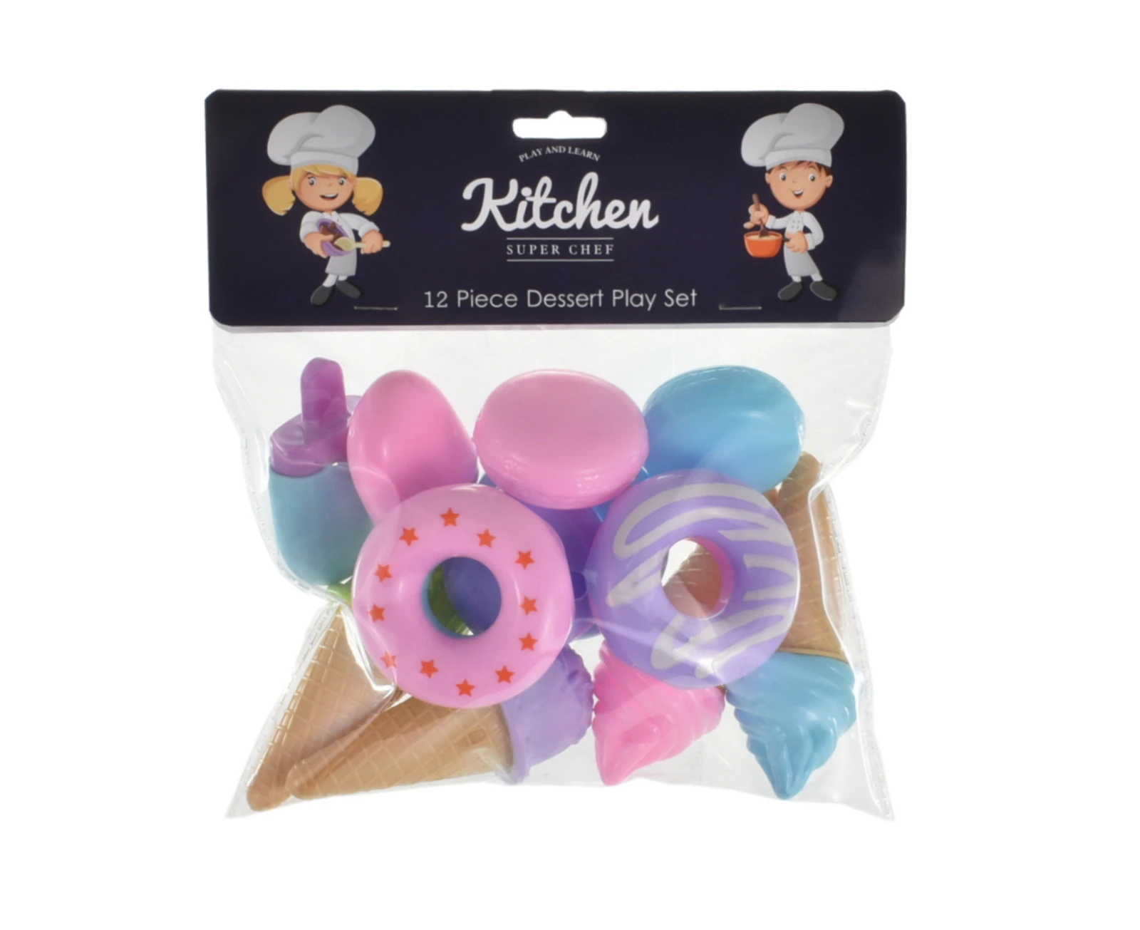 Ice Cream Doughnuts & Macaroons 12pc