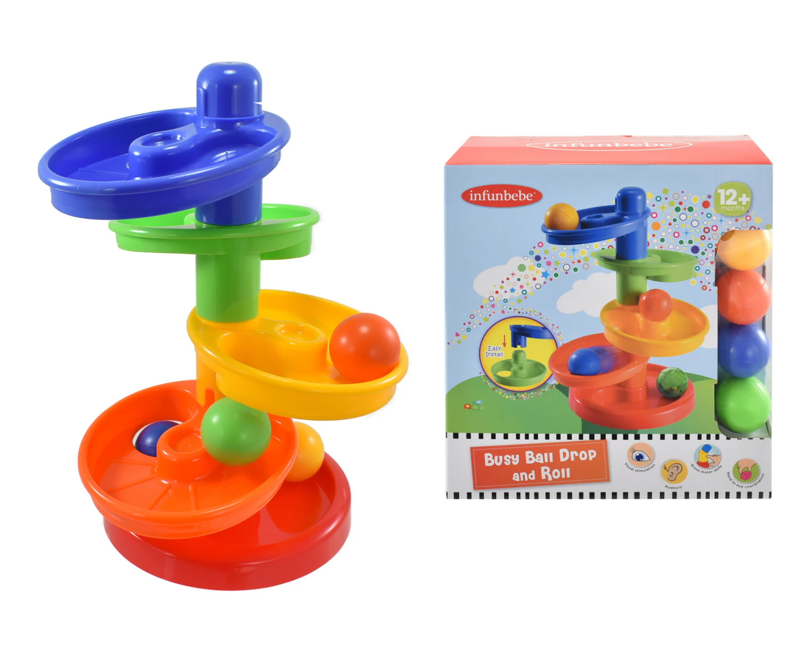 Infunbebe Busy Ball Drop & Roll Set