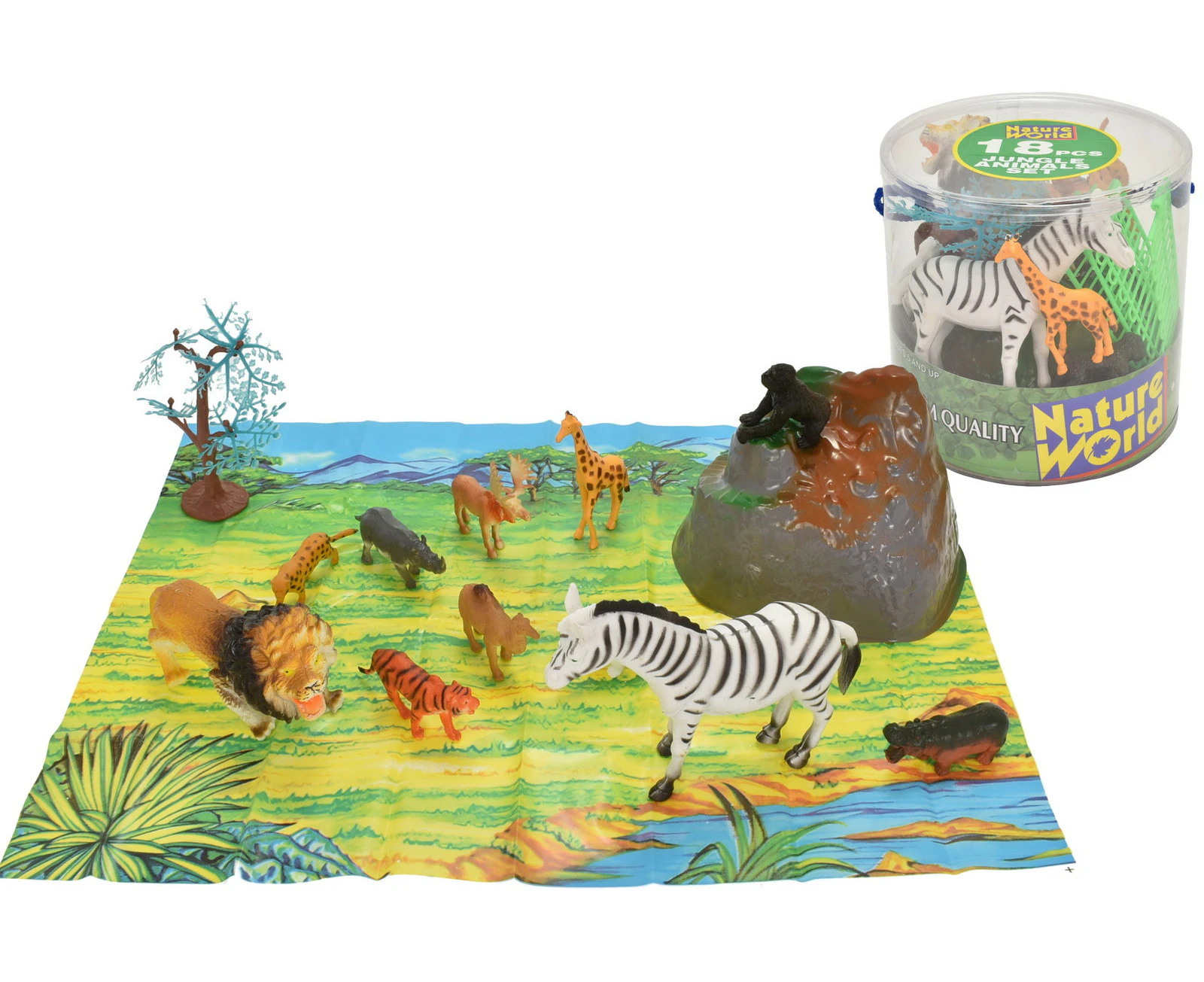 Wild Animals Set (18pcs)