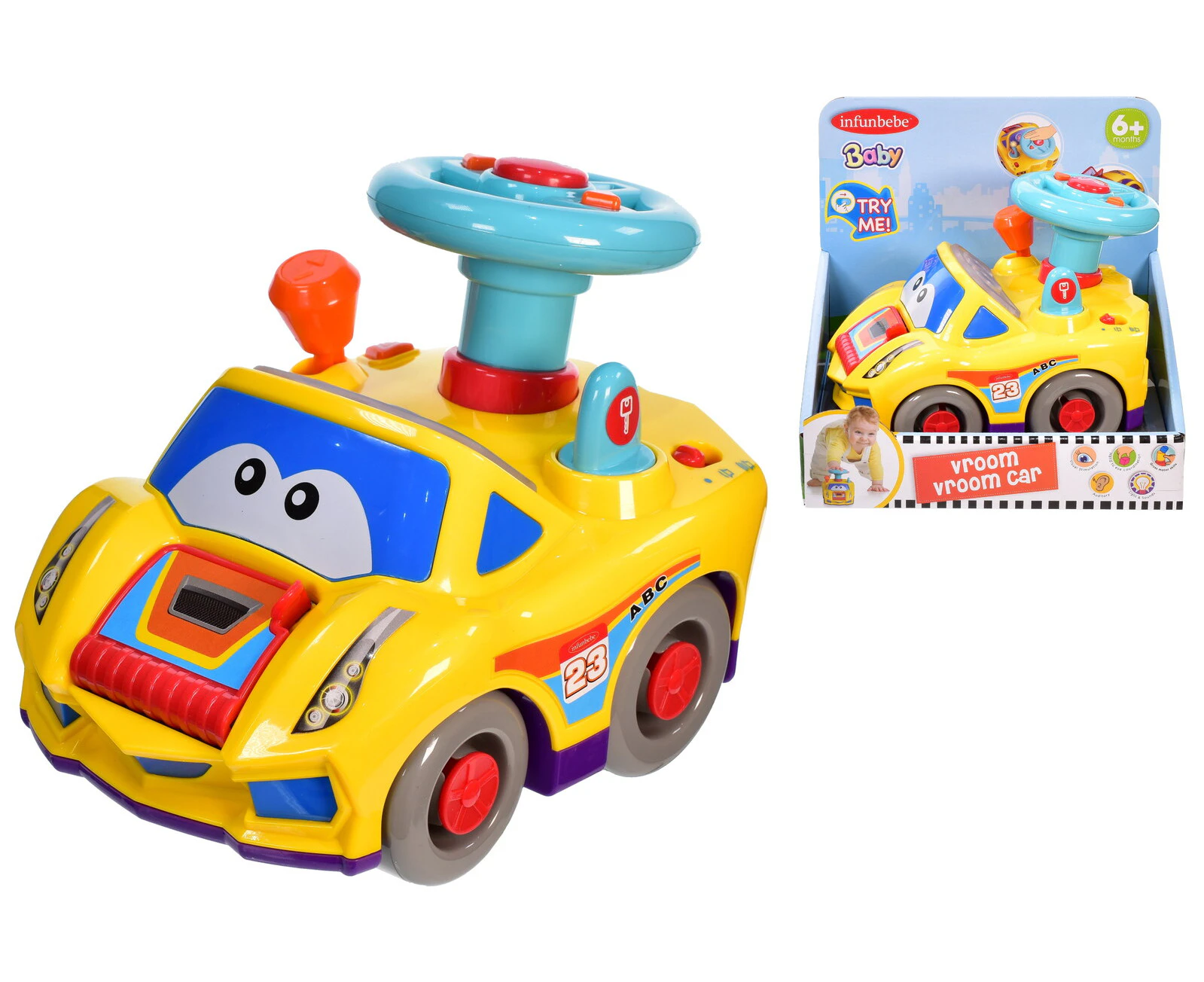 Infunbebe Vroom Vroom Car