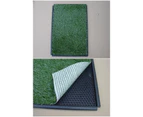 YES4PETS Indoor Dog Puppy Toilet Grass Potty Training Mat Loo Pad 126 x 63 cm