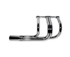 Patriot Chrome Classic T-Bucket Header Suit SB Chev 1-5/8" Primary Pipe With 2-1/2" Collector, Round Port