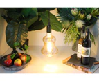 Edison LED Light Globe Curved 4 Watt Filament Bulb 25cm E27 Amber Warm White - Clear