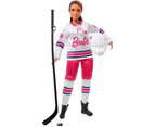 Barbie You Can Be Anything Hockey Player Brunette Doll