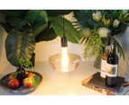 Edison LED Light Globe Flat Top 4 Watt Filament Bulb 16cm E27 Amber Warm White - Clear