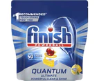5 x Finish Quantum Ultimate Dishwasher Tablets Lemon Sparkle PK50