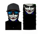 Face Tube Bandana [Pattern: The Joker] - Multicoloured