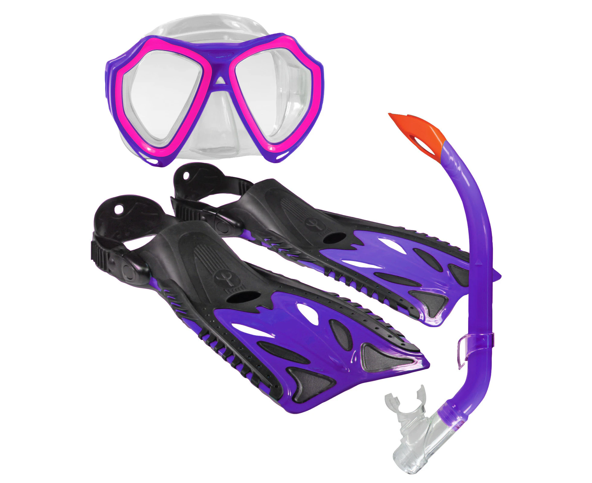 Nipper Complete Snorkelling Set Child (Violet)