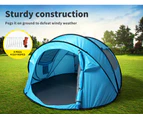 Mountview Pop Up Camping Tent Beach Outdoor Family Tents Portable 4 Person Dome