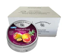 Cavendish and Harvey Tropical Fruit Drops 175g Tin Candy Lollies Sugar Free x 10