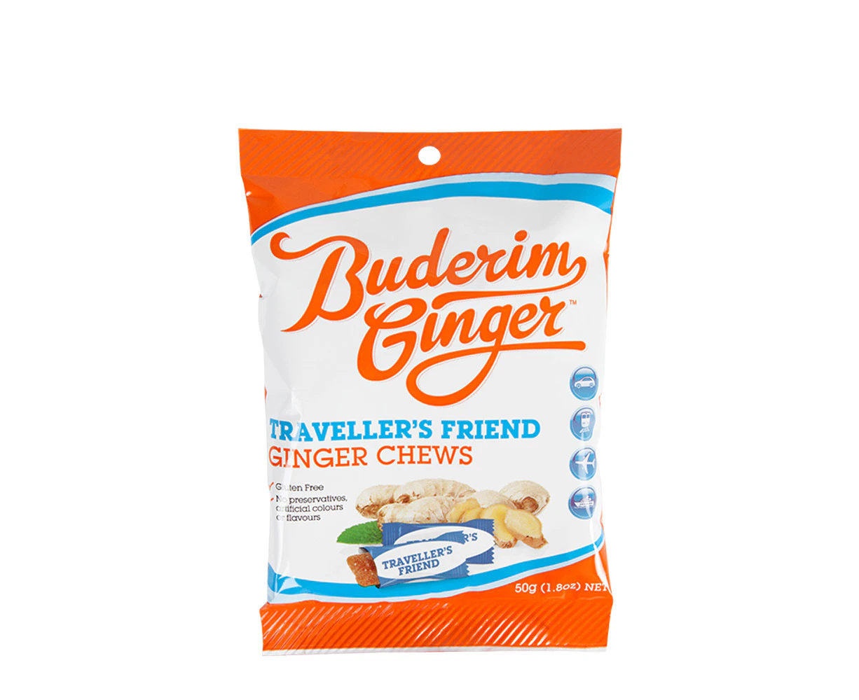 Traveller's Friend Ginger Chews 50g