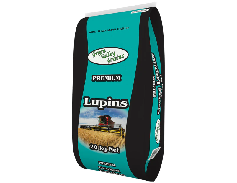 Green Valley Premium Whole Lupins Animal Feed Supplement 20kg