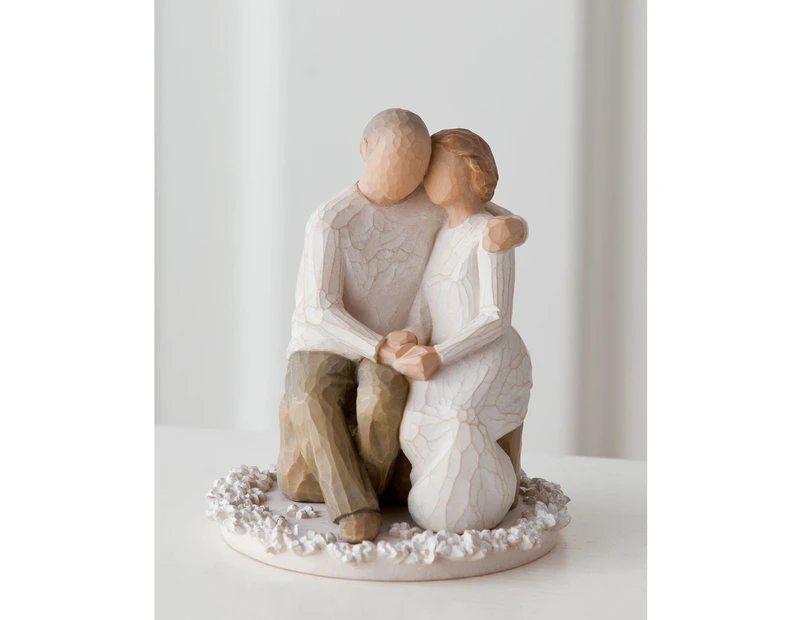 Willow Tree Figurine Anniversary Cake Topper By Susan Lordi  26453