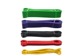 Set of 5 Heavy Duty Resistance Power  Band Loop Gym Fitness Exercise Yoga Workout