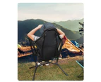 Aluminum Alloy Folding Camping Rocking Swing Chair Outdoor Hiking Chair Green