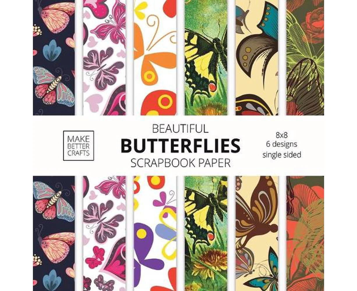 Beautiful Butterflies Scrapbook Paper