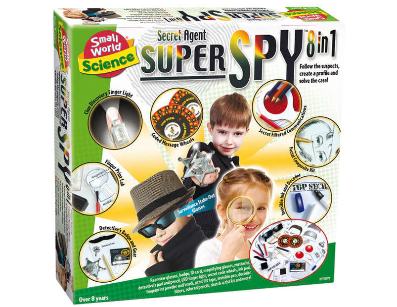 Secret Agent Super Spy 8 In 1 Science Kit