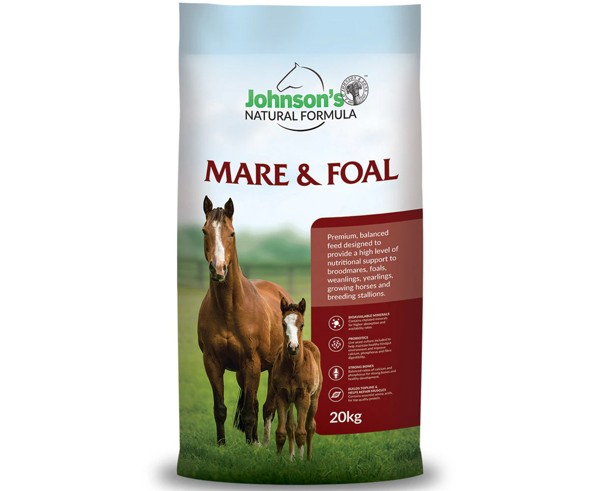 Johnsons Mare & Foal Natural Formula Pelleted Feed 20kg