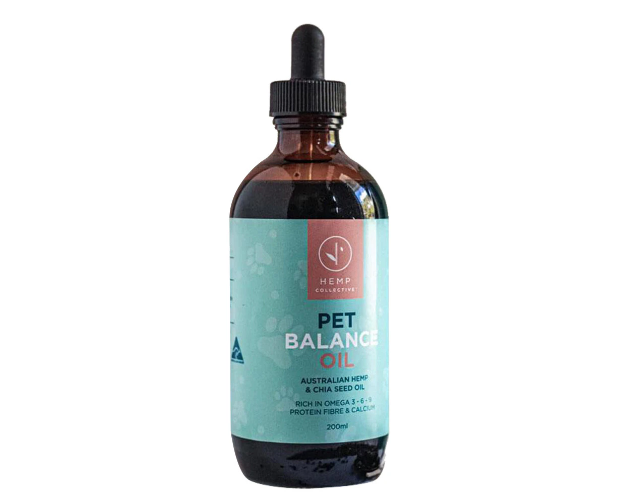 Hemp Collective Pet Balance Oil Hemp Chia Seed Oil 200ml