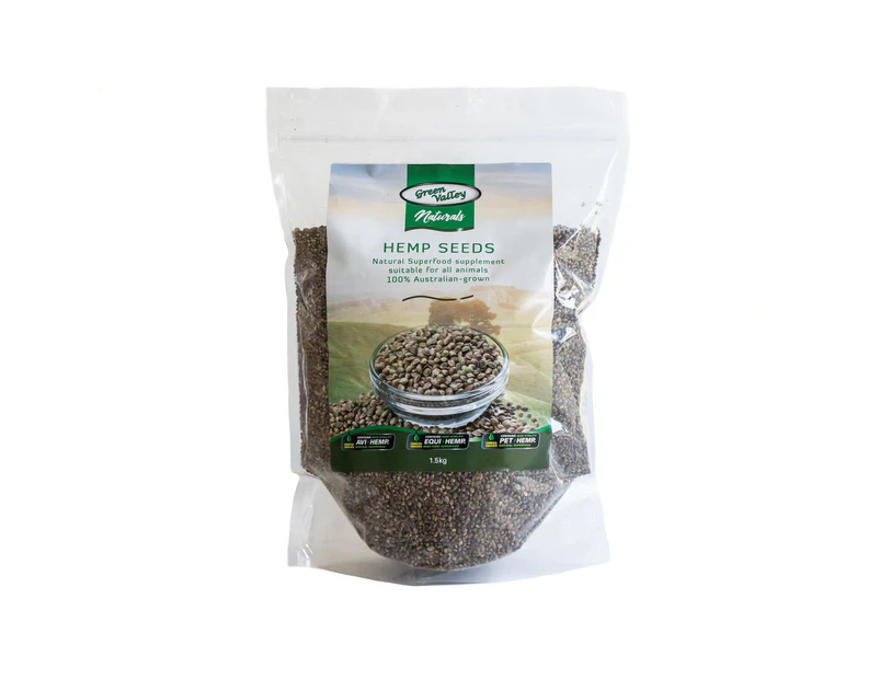 Green Valley Naturals Whole Hemp Seeds 1.5kg