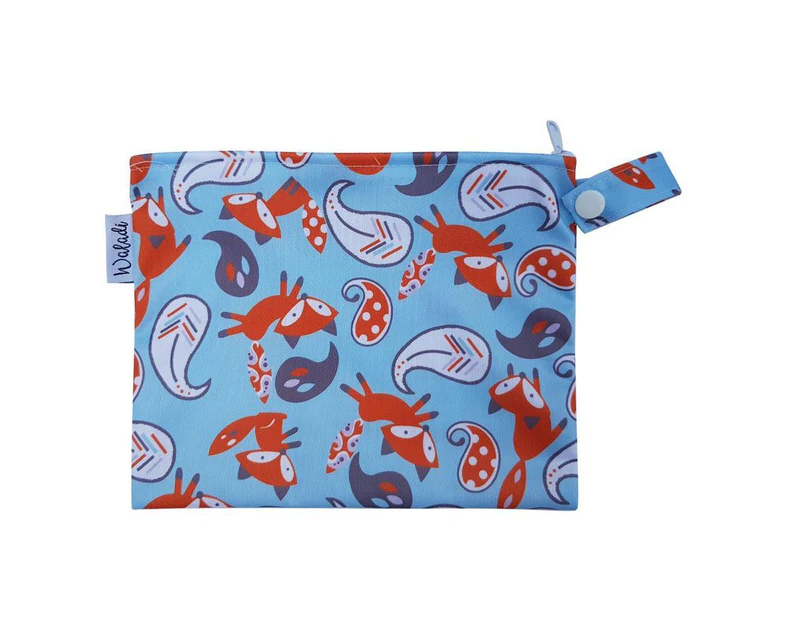Small Waterproof Wet Bag with Zip 19 x 16cm - Fox Design