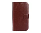 MCC Folio Case iPhone 8 7 Leather Case Cover Apple Skin iPhone7 iPhone8 [Magenta]