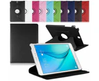 MCC For Samsung Galaxy Tab S2 8.0" T710 T715 360 Rotate Leather Case Cover 8" [Black]
