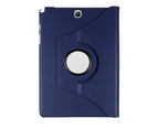 MCC For Samsung Galaxy Tab S2 8.0" T710 T715 360 Rotate Leather Case Cover 8" [Dark Blue]