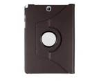 MCC For Samsung Galaxy Tab S2 8.0" T710 T715 360 Rotate Leather Case Cover 8" [Brown]