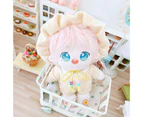 Doll Costume Elephant Pattern Decorative Soft Texture Beautiful Doll Romper Coat Hat Shoes Outfit for 20cm Doll C