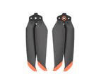 1 Pair Drone Blade Silent Low Noise Mini Portable Drone Propeller for DJI Air 2S Orange