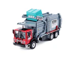 1/24 Diecast Alloy Transporter Garbage Truck Model Educational Kids Toy Gift