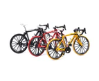 1/10 Simulation Alloy Racing Bike Road Bicycle Model Toy Gift Showcase Decor Red