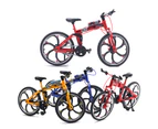 1/10 Scale Simulation Alloy Mini MTB Racing Bike Model Kids Toy Decoration Gift Red