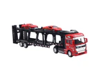 1:48 Car Toy Pull Back Drive Eye-Catching Detailed Alloy Transport Car Toy for Adults Red