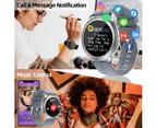 Smart Watch compatible with Android and iOS Phones with Call Function, Fitness Activity Tracker with Heart Rate Monitor