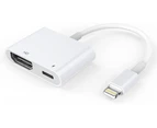 HDMI Adapter, HDMI Adapter compatible with IPhone 1080P Lightning Digital AV Adapter