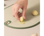 Practical Dual-side Use Cutting Board Stable Anti-cracking Plastic Chopping Board for Home Cyan 1