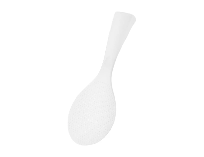 Rice Spoon Food Grade Heat-resistant Silicone Creative Vertical Style Rice Paddle Spoon Kitchen Gadget for Home White