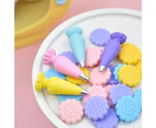 10Pcs Miniature Pastry Cream Bag Design Models Toy Dollhouse Resin Accessories Blue