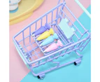 10Pcs Miniature Pastry Cream Bag Design Models Toy Dollhouse Resin Accessories Pink
