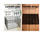 2X30" 8 Panel Pet Dog Playpen Puppy Exercise Cage Enclosure Fence Play Pen