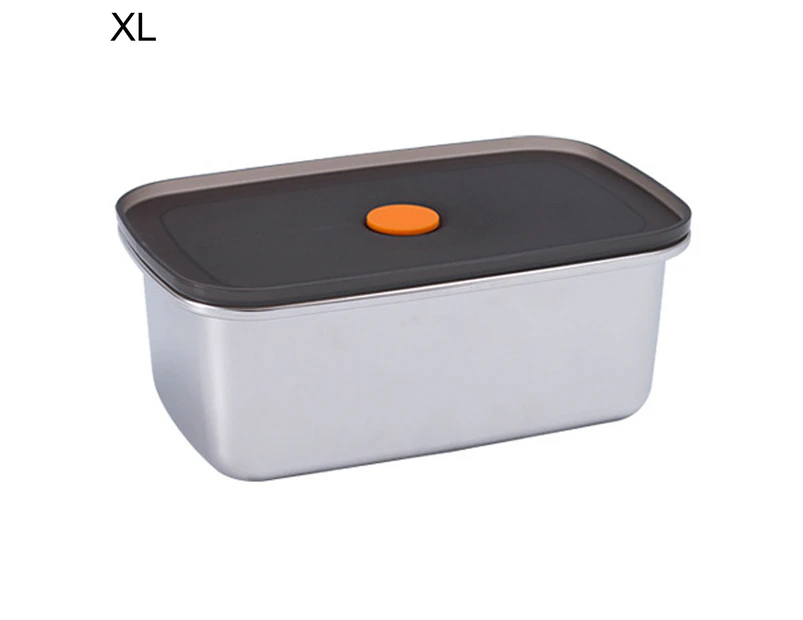 250ml/450ml/600ml/1000ml Food Container Eco-friendly Leak-proof Stainless Steel Bento Lunch Containers Box for Dorm XL